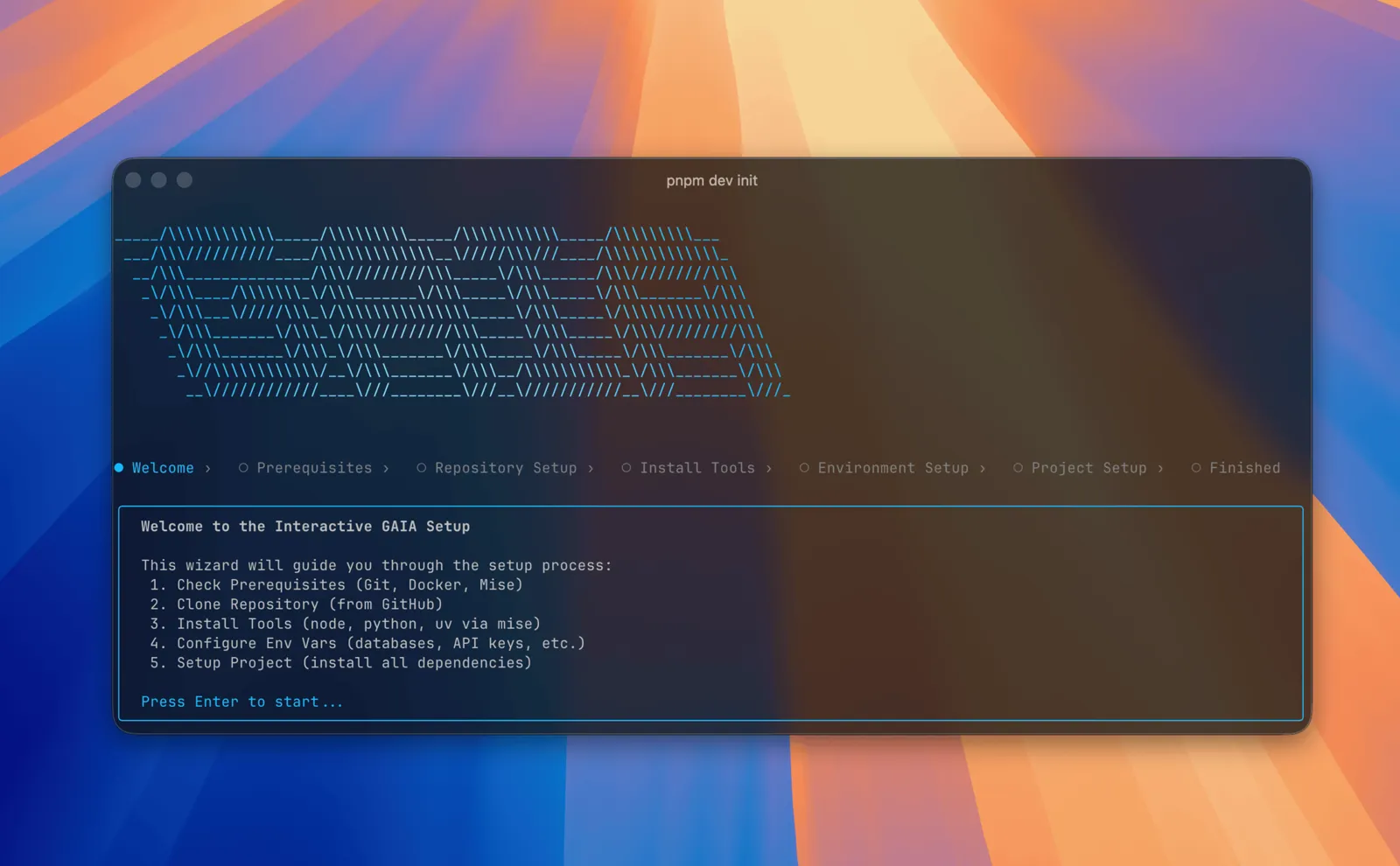 The GAIA CLI — the same assistant, in your terminal.