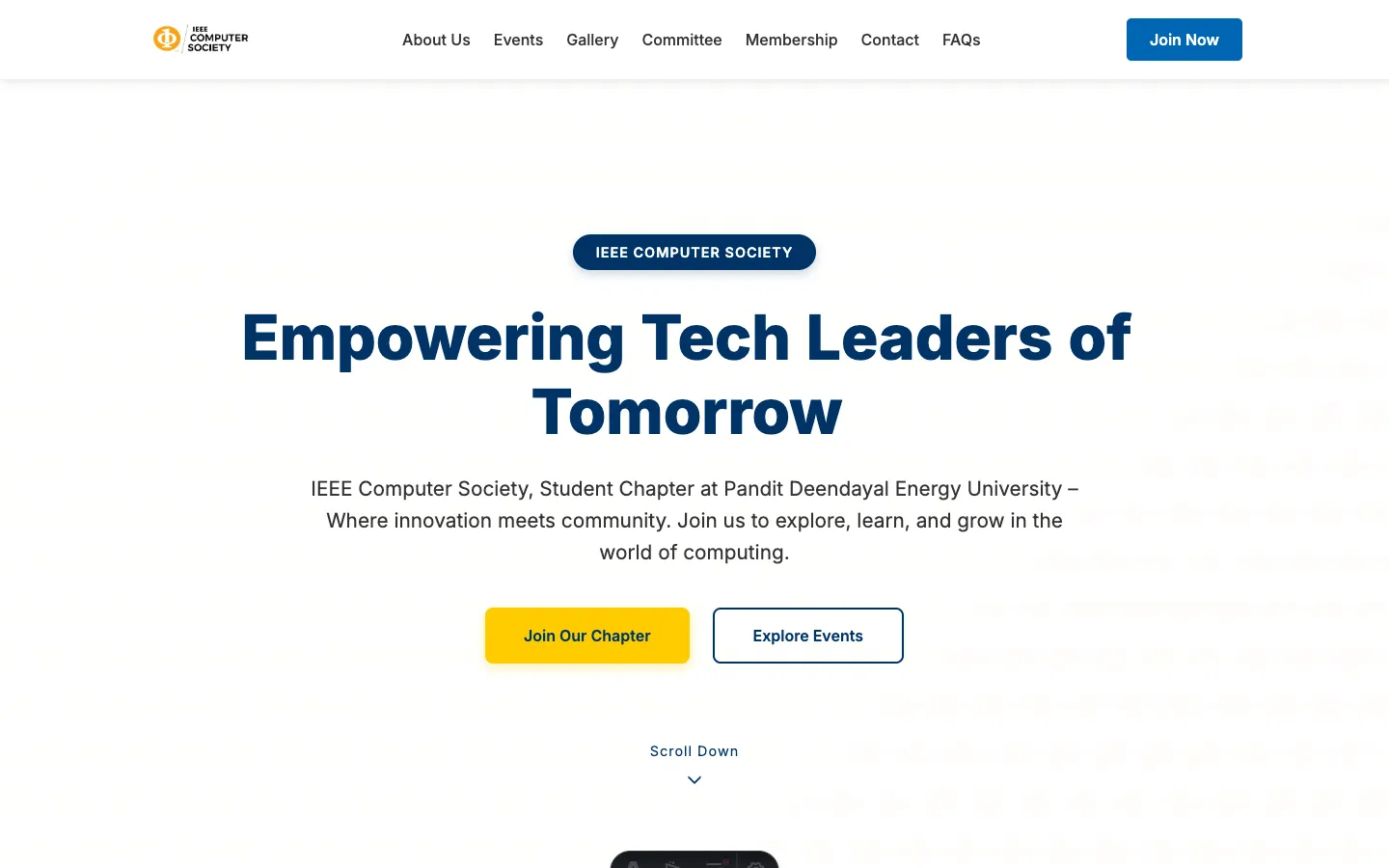 IEEE CS Club Website