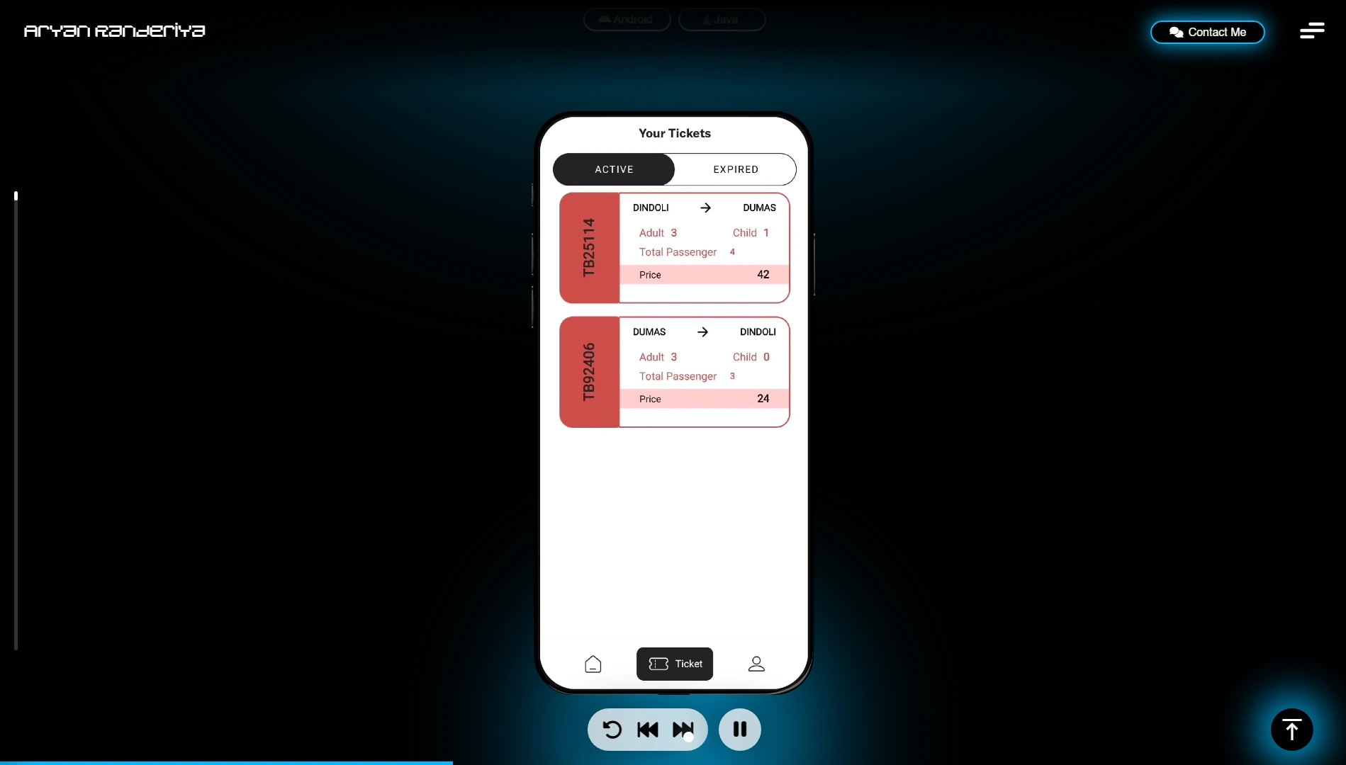 Portfolio v1 screenshot 15